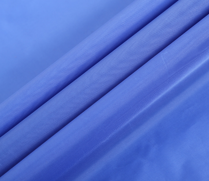 380T poly Blauwe Tafstof, Lichte en Dunne van de Polyestervoering Stof