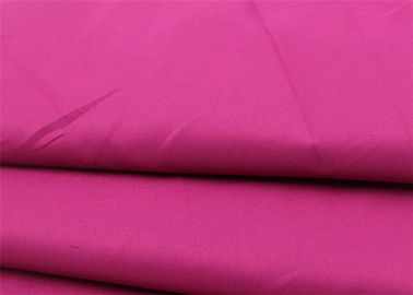 China De roze Stof van Elastane van de Polyesterviscose, de Duurzame Oranje Stof van Polyesterlycra leverancier