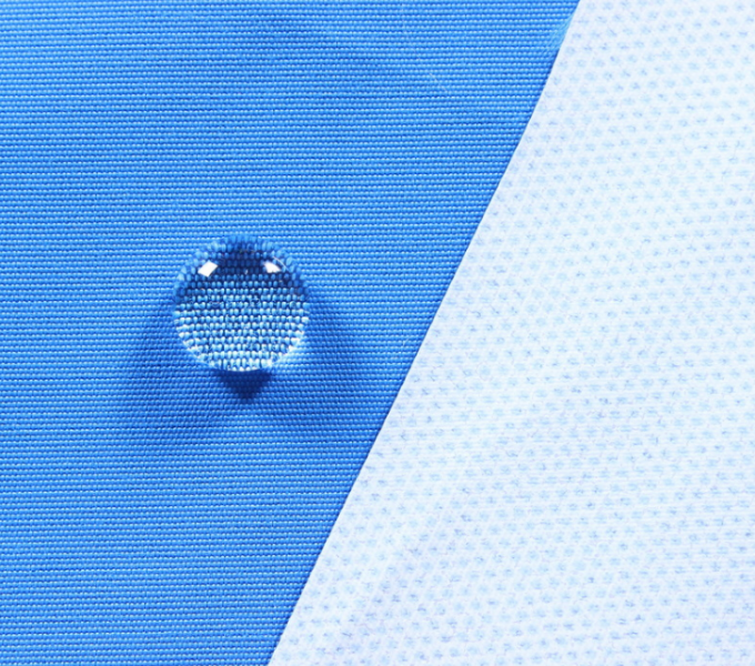 Blauwe 196T-Stof 75 van Polyestertaslan * 160D, Zacht Rayon Spandex breit Stof